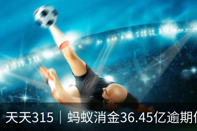 天天315｜蚂蚁消金36.45亿逾期债权打包转让